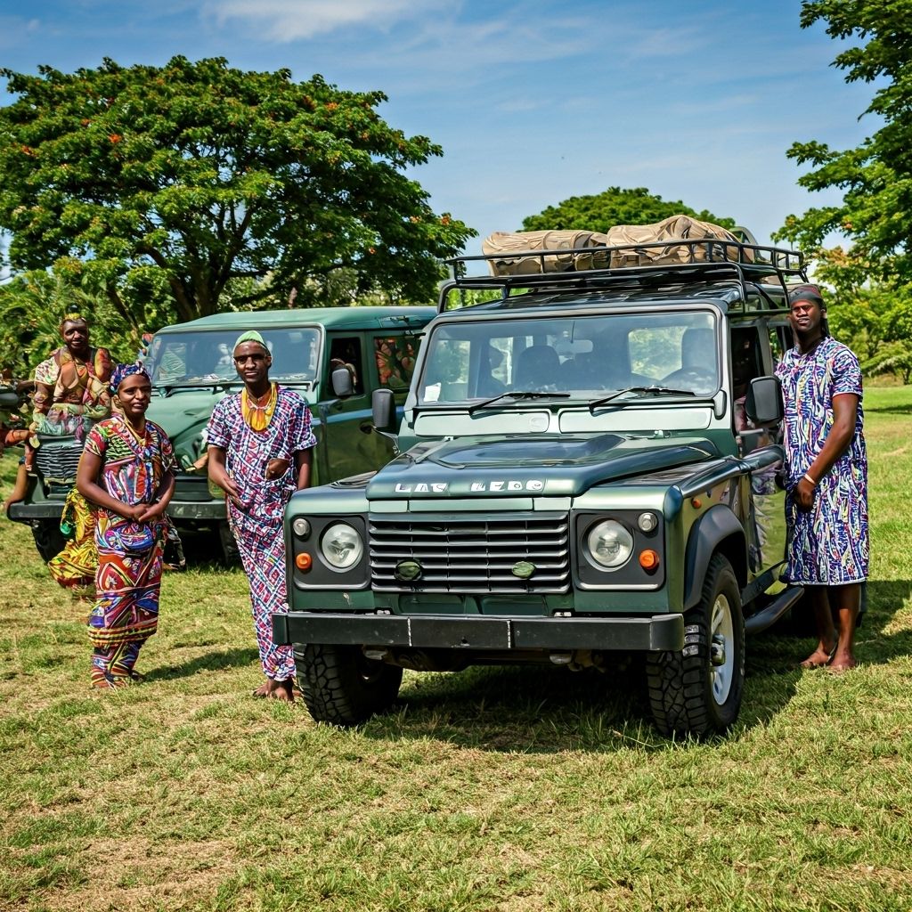 Cultural celebration with traditional dancers